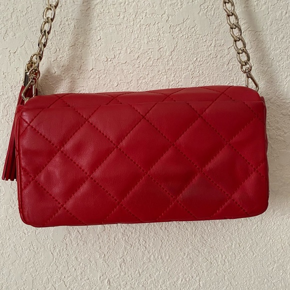 Kate Spade Red Shoulder Handbag - Picture 2 of 14